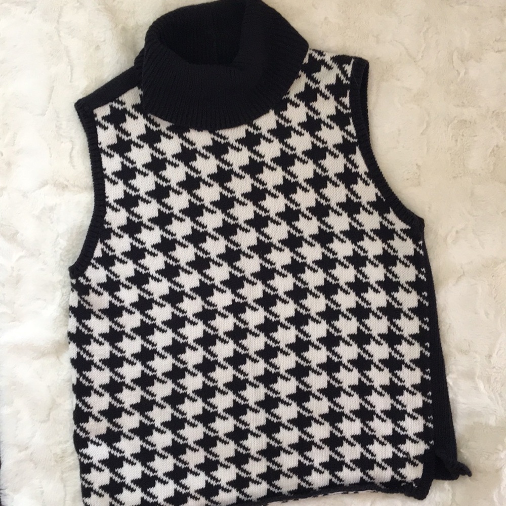 Jeanne Pierre Houndstooth Top